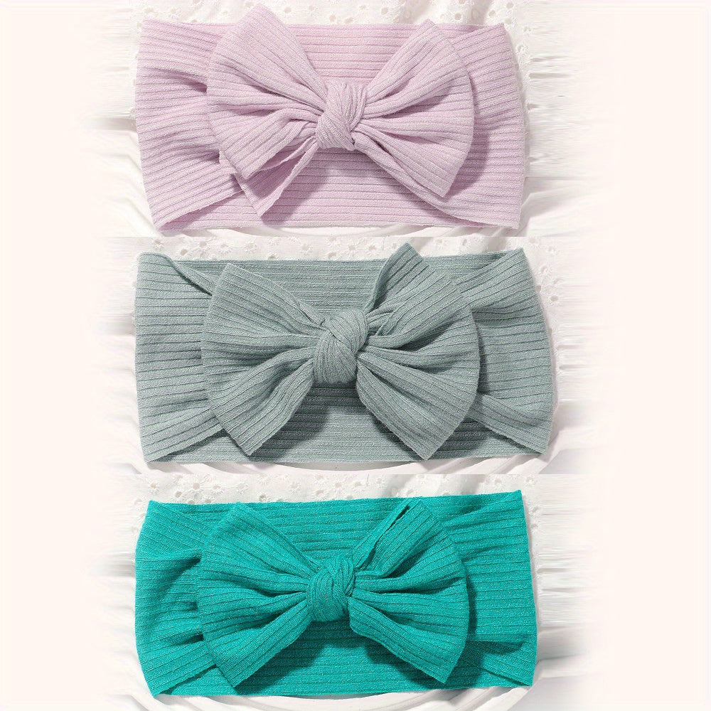 3pcs Bow Headband Hair Accessories for Baby Girls