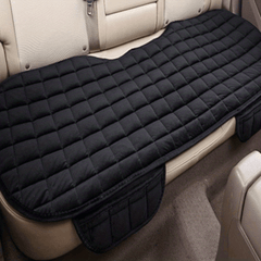 Checkered Thickened Car Cushion Pads Front Rear Seat Covers 1 2 3 Pack