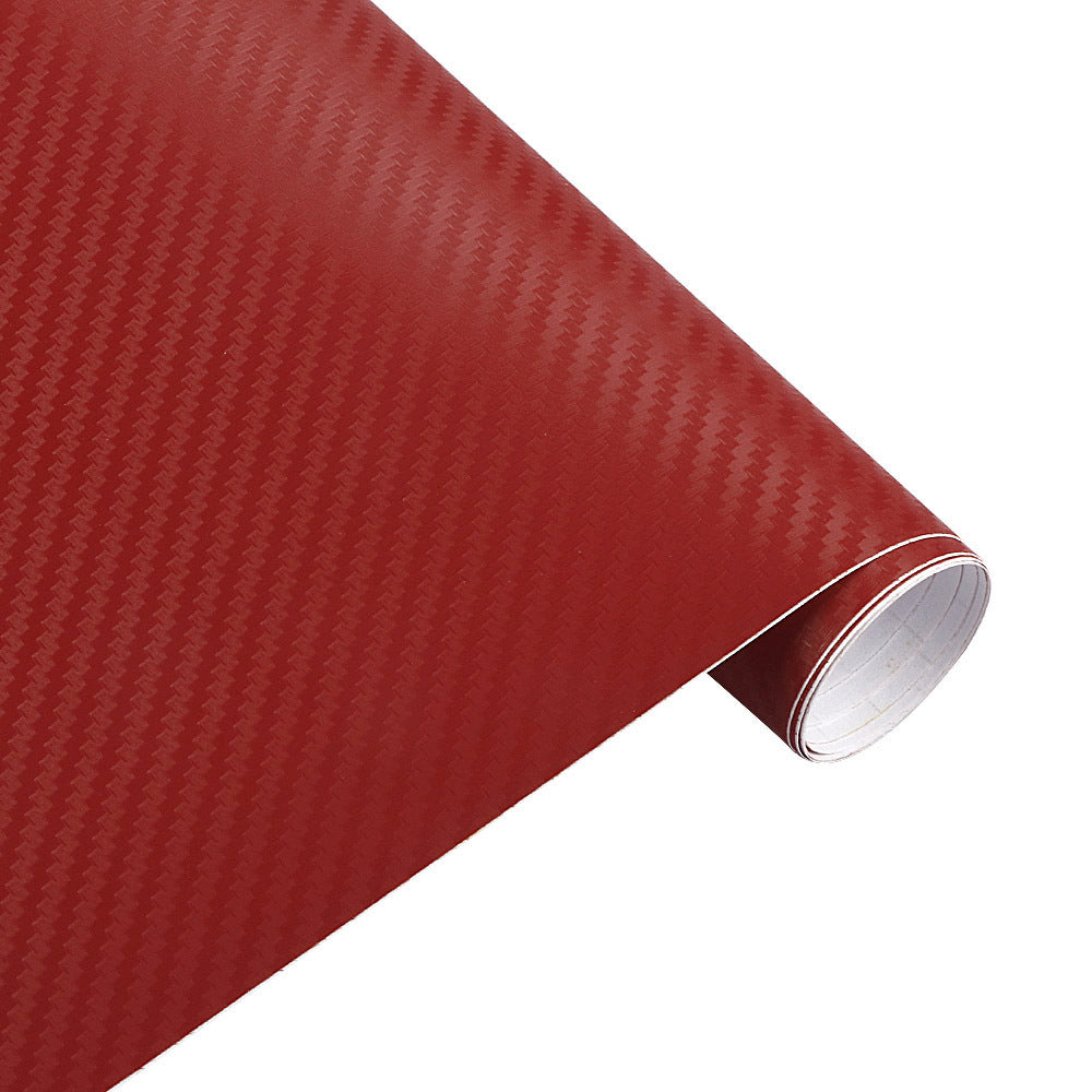 3D Carbon Fiber Vinyl Car Wrap Sheet Roll Film for Auto Transformation