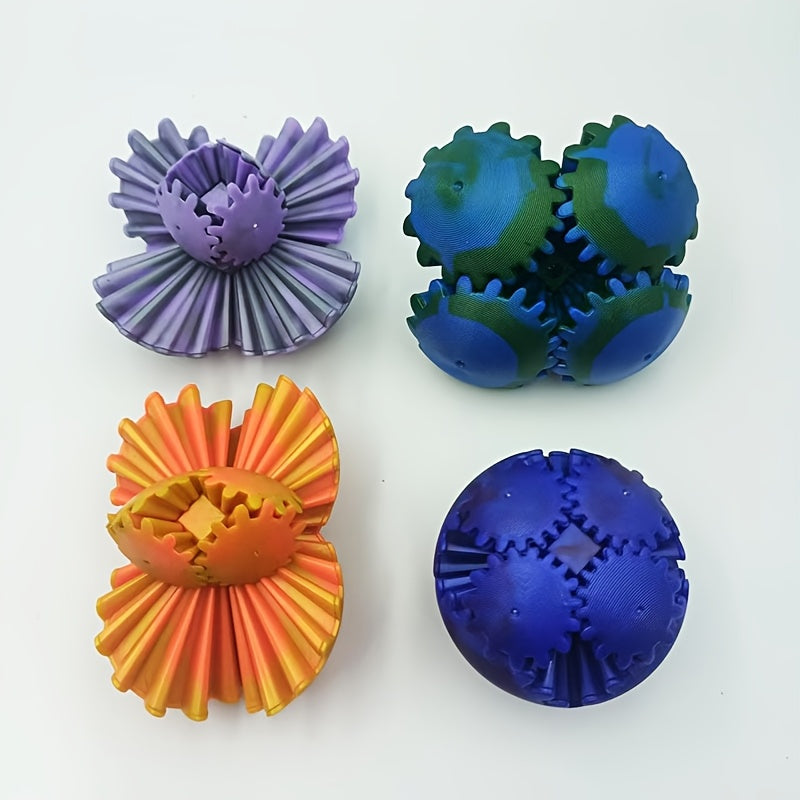 Colorful Gear Ball Desktop Ornament Fidget Spinner