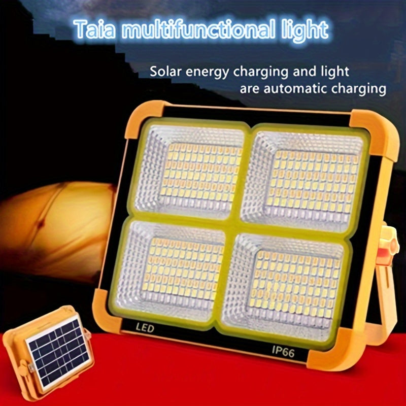 Portable Emergency Lights Alarm Lights Solar Home Charging High Brightness