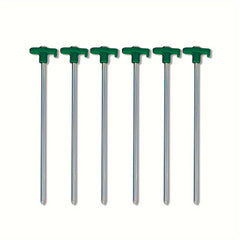 6pcs Fluorescent Luminous Canopy Ground Nails Tent Pegs Stakes