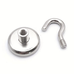 6pcs Magnetic Hooks Strong Load Bearing Storage Key Coat Cup Hanging