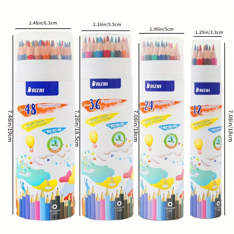 Erasable 48 Colored Pencil Set for Beginners