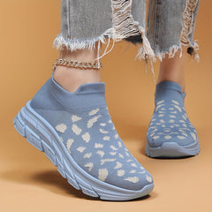 Women's Heighten Flyknit Sneakers Casual Wear Resistance Shoes