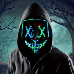 LED Shining Mask Halloween ELMASK Carnival Props
