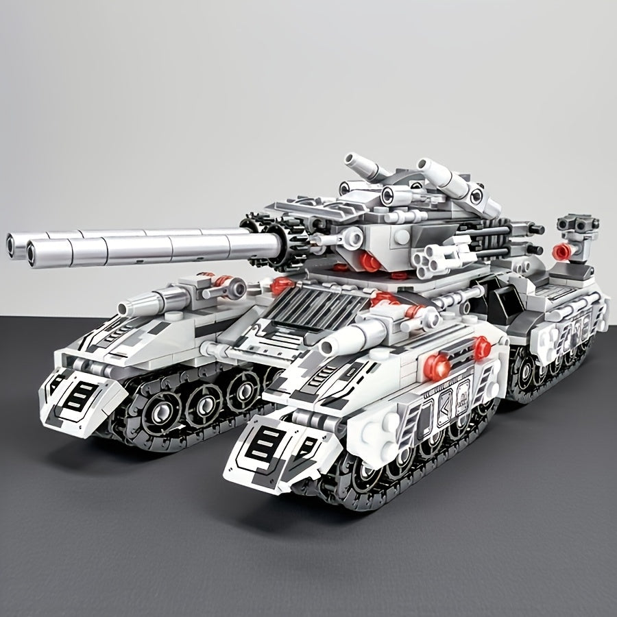 High Difficulty Military Tank 8 in 1 Assembly Model 430pcs DIY Mechanical Kit