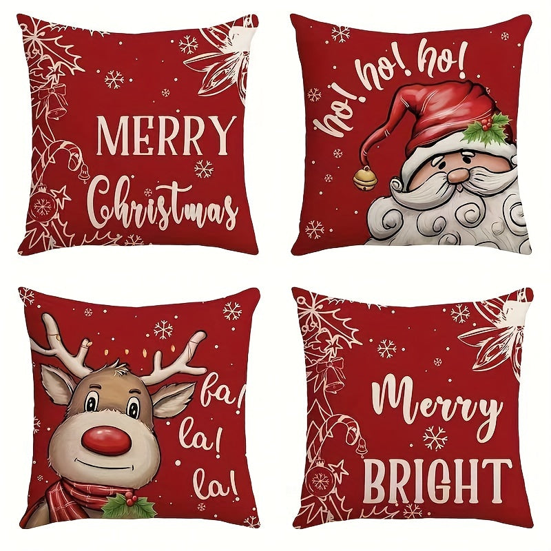 Christmas Pillowcase Cover for Sofa Living Room & Bedroom