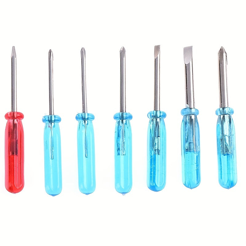 7pcs Set Mini Small Cross Screwdriver Repair Tool 45mm 1.77in 3mm