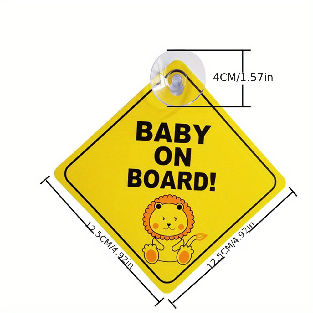 Baby On Board Car Sticker - Safety First!