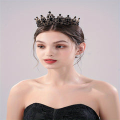 Crystal Rhinestone Wedding Headband Princess Crown Party Hair Accessories