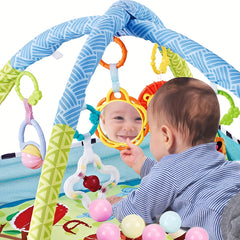 Kids' Play Mat with 5 Detachable Toys for Toddlers Sensory Development