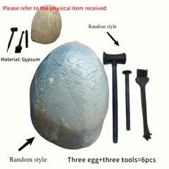 6pcs Dinosaur Egg Digging Toys Excavation Games