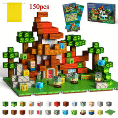 150pcs Magnetic Building Blocks Plant Guard Set