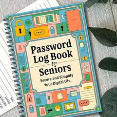 Spiral Password Log Book for Internet and Computer Login