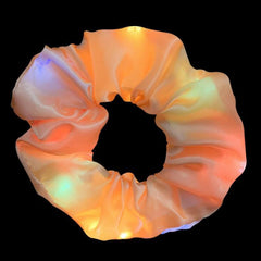 Colorful Elastic Hair Band LED Fluorescent Rubber Band Bow Hair Accessories