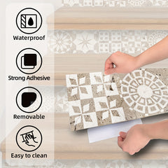 Roll Style Printed Sticker for Stairs 106x18 cm