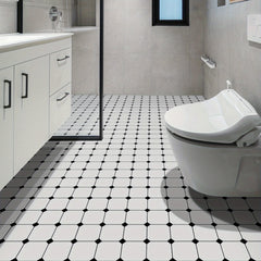 5pcs Adhesive Floor Tiles Vinyl Flooring Peel Stick Kitchen Bathroom