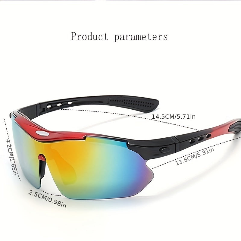 Polarized Sunglasses for Cycling Fishing with Case & Accessories