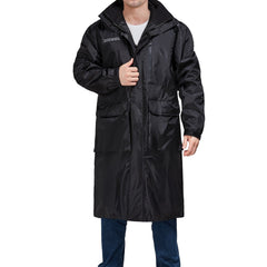 Men's Waterproof Hooded Rain Jacket for Riding