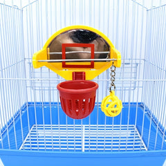 Parrot Bird Toy Training Supplies Budgerigar Basketball Bird Toy