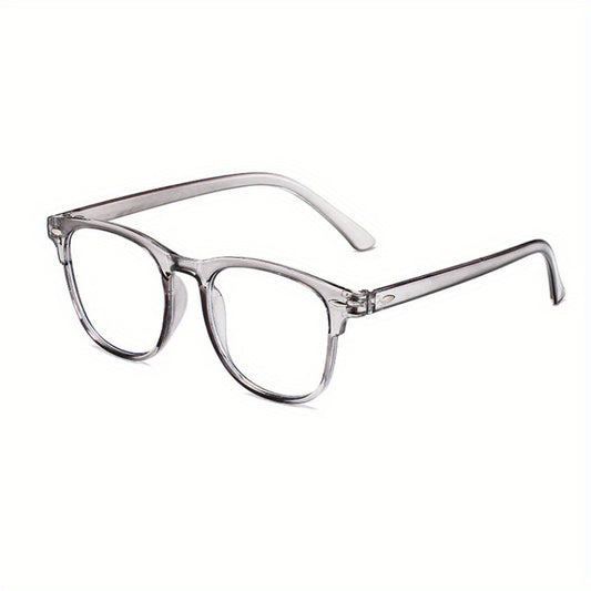 Square Anti Light Glasses For Women Men Students Casual Jelly Frame
