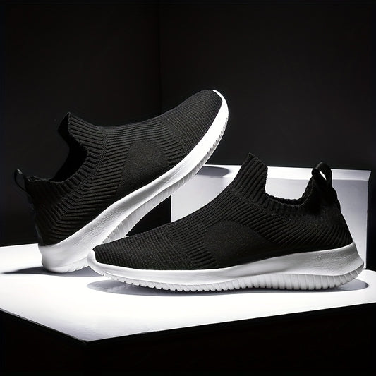 Men's Knitted Slip On Casual Shoes Lightweight Sock Shoes