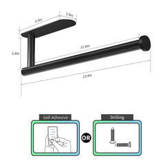 Kitchen Towel Holder Wall Mount Rack Adhesive Tissue Roll Holder