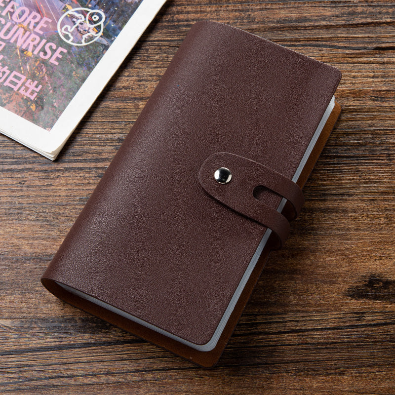RFID Credit Card Holder 96 Card Slots Large Capacity PU Leather Card Holder