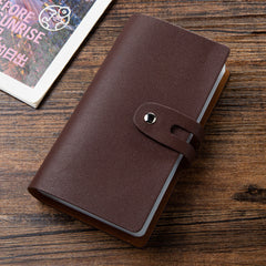 RFID Credit Card Holder 96 Card Slots Large Capacity PU Leather Card Holder