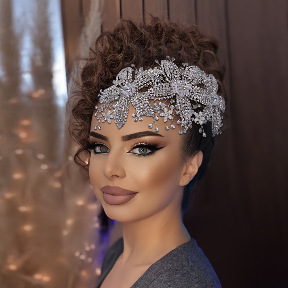 Hand-Woven European and American Bride's Hair Accessory for Wedding