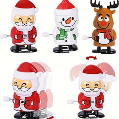 Christmas Wind Up Toys Snowman & Tree Party Favors