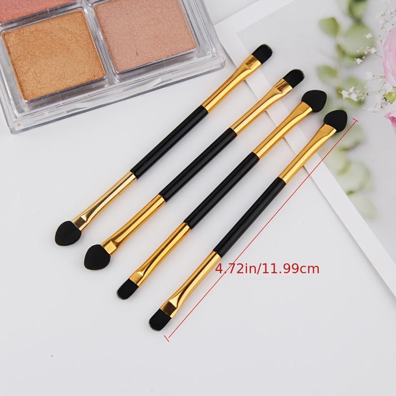 4pcs Double Head Eyeshadow Brushes Sponge Dual Sides Applicator Cosmetic Tool