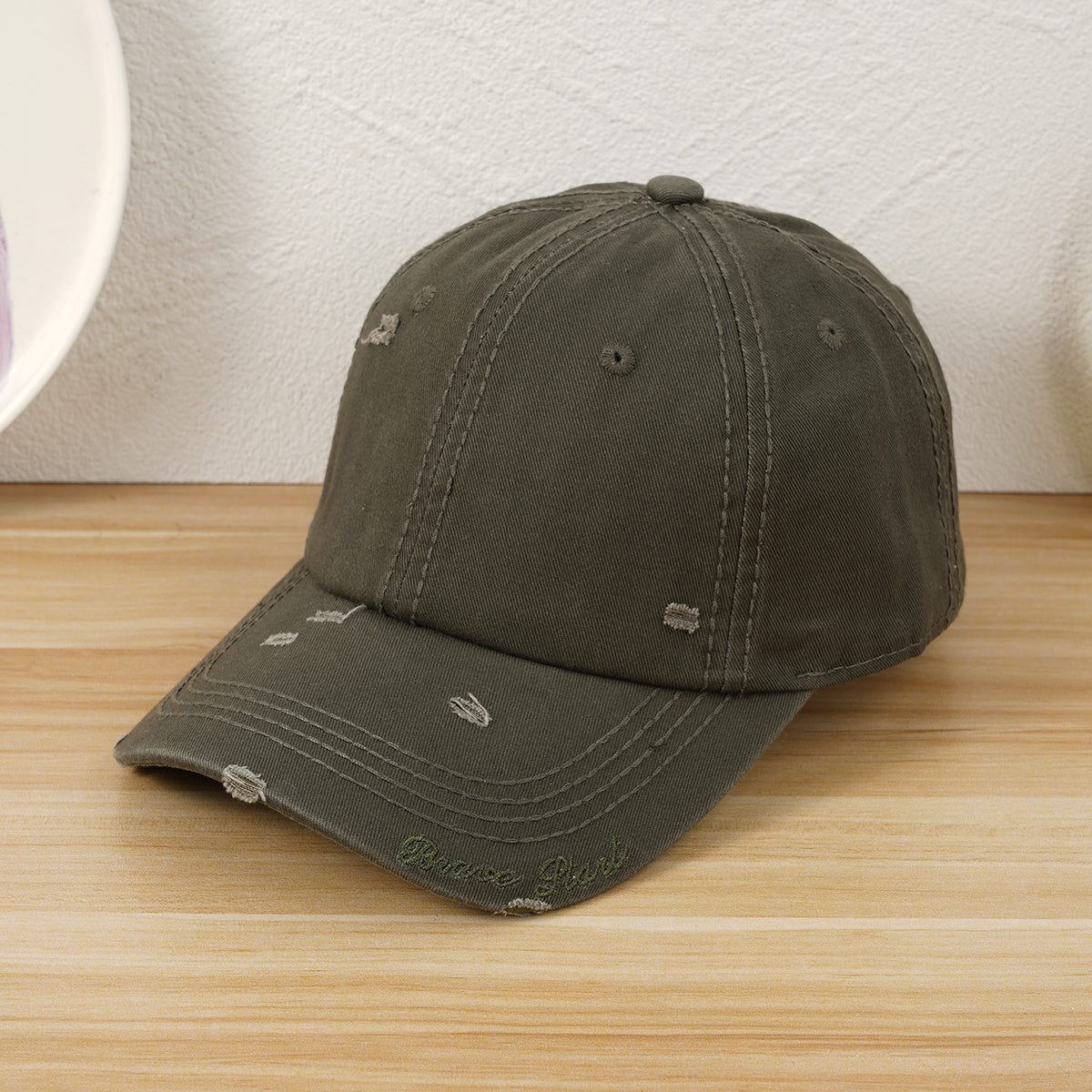 Letter Embroidery Unisex Baseball Cap Adjustable Casual Style Hat F