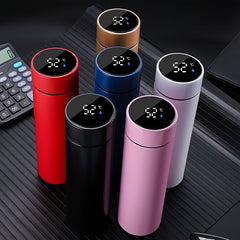 Digital Temperature Display Water Bottle Insulated Stainless Steel Water Cup