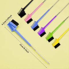 6pcs Eyebrow Brush Set for Groomed Brows & Lashes Random Colors