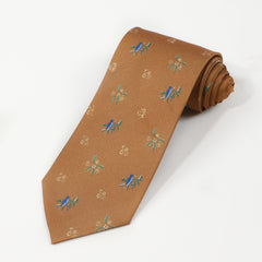 Men's Bird Floral Pattern Necktie - Clothing Decor