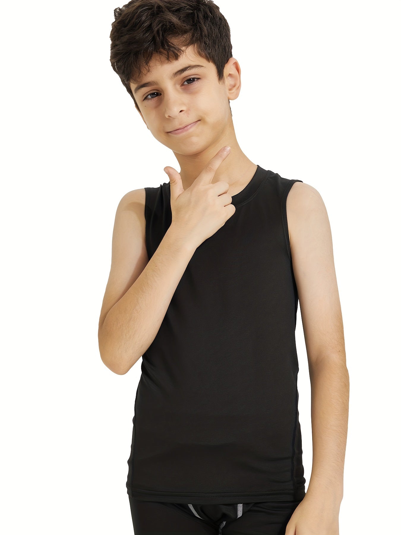 3PCS Kids Sport Vest Boys Quick Dry Fitness Top