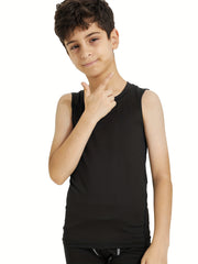 3PCS Kids Sport Vest Boys Quick Dry Fitness Top