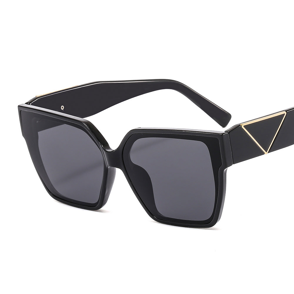 Vintage Oversized Square Sunglasses Women Sun Protection Lenses