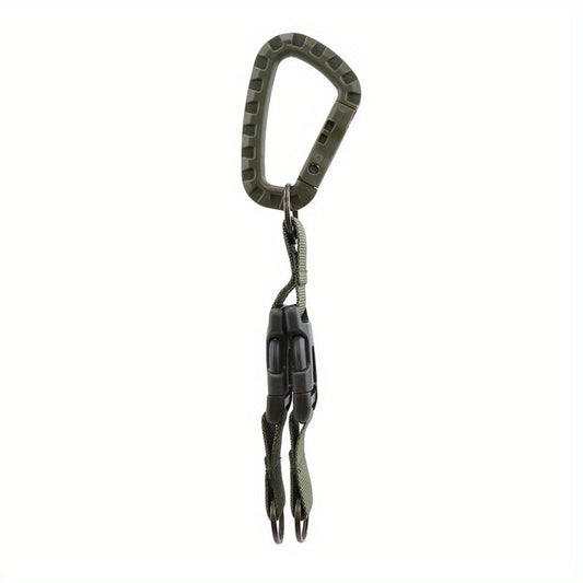 Tactical Carabiner Camping Hiking Webbing Belt Hanging Buckle