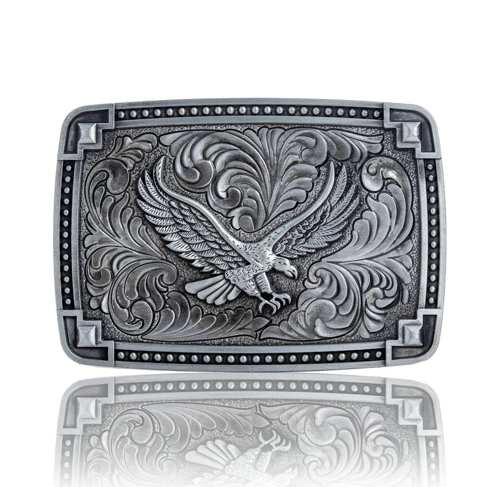 Western Cowboy Men's Eagle Belt Buckle