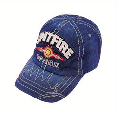 Men's Washed Cowboy Baseball Cap Summer Sun Hat