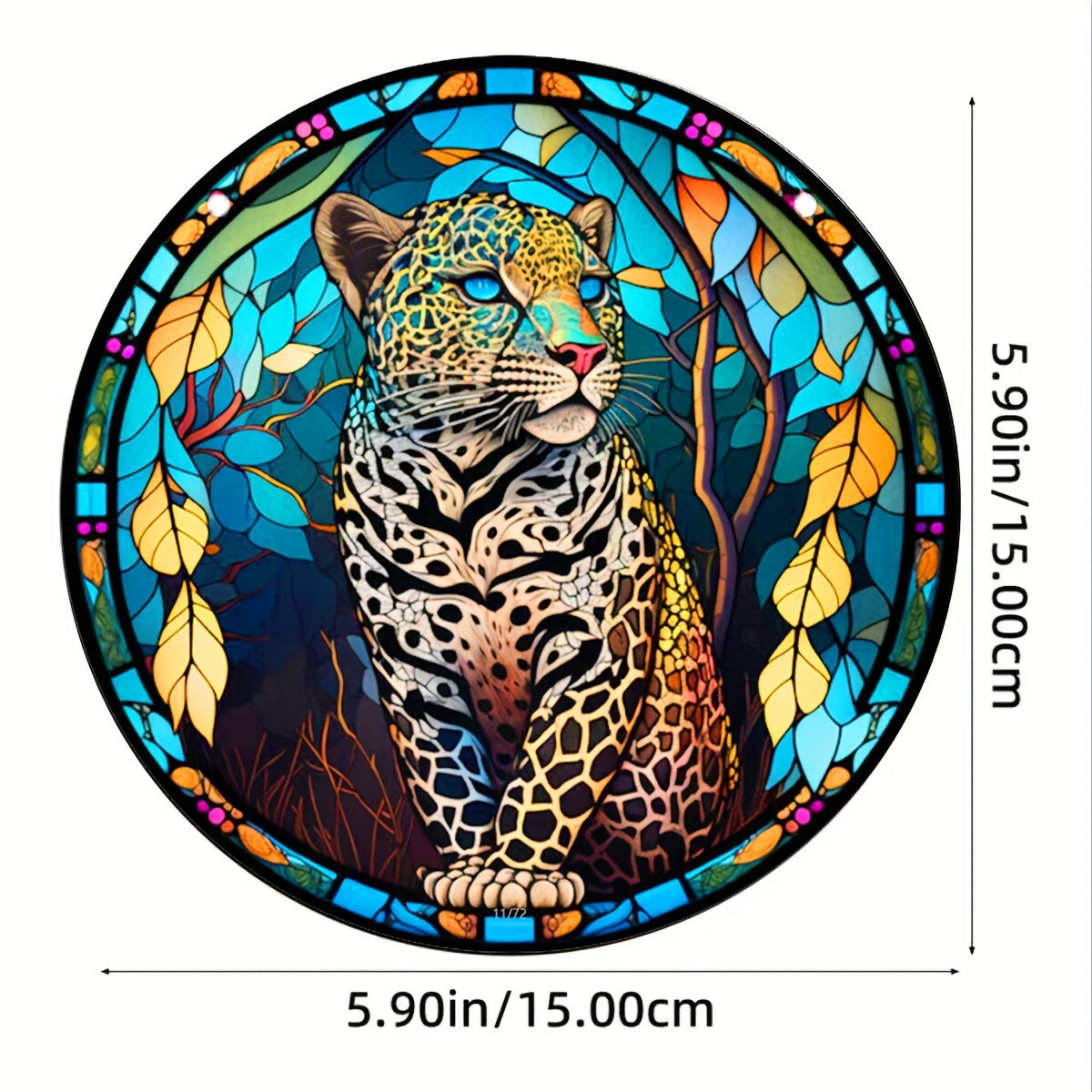 Leopard Suncatcher Acrylic Window Hanging Home Decor Gift
