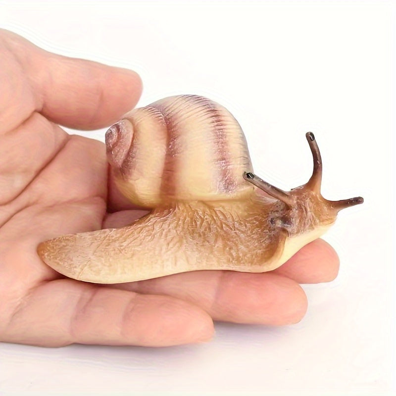 Snail Figurine PVC Desk Decor Animal Shaped Statue Home Office Decoration