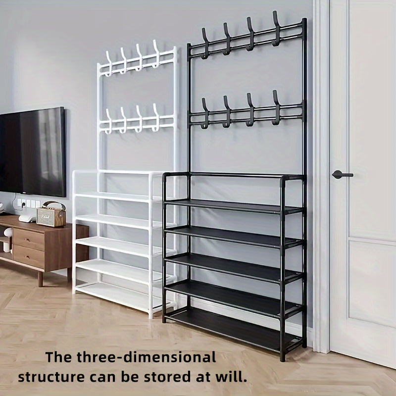 1pc 59 Reinforced Shoe And Hat Rack Coat Rack Shoe Rack Storage Rack