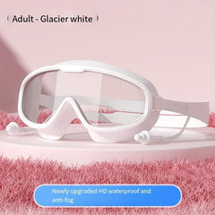 Waterproof Anti-fog HD Swimming Goggles for Men and Women - Large Frame
