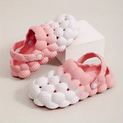 Women's Ombre Bubble Clogs Massage Non Slip Sandals