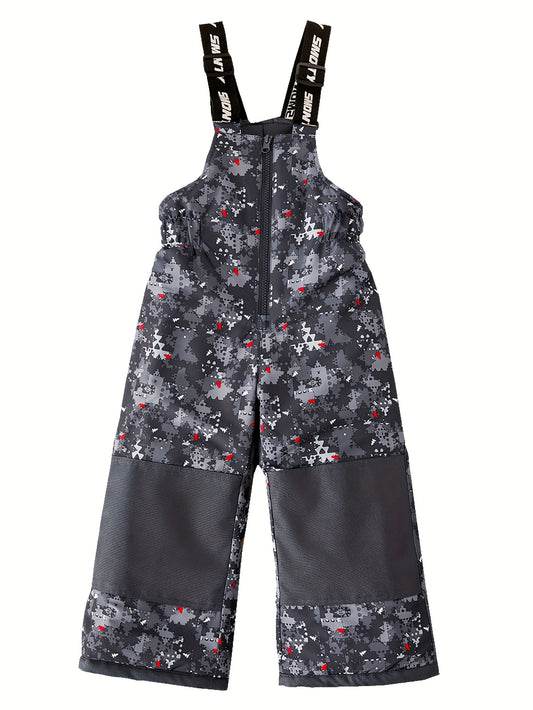 Boys Insulated Waterproof Snowsuit Ski Pants