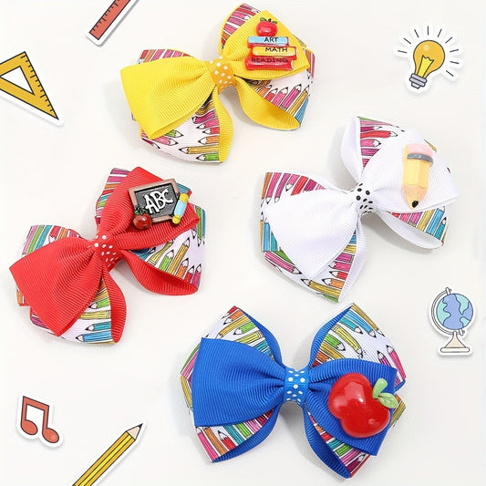 Cute Cartoon Bowknot Hair Clips for Toddlers